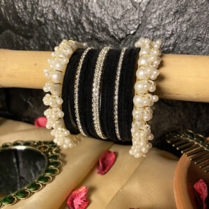 SMALL PEARL SET (BLACK)